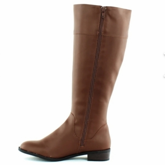 Karen Scott Deliee Cognac Riding Boots - Picture 3 of 16
